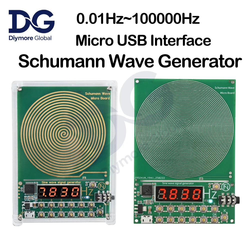 Adjustable Frequency Schumann Wave Generator (0.1Hz–100,000Hz)