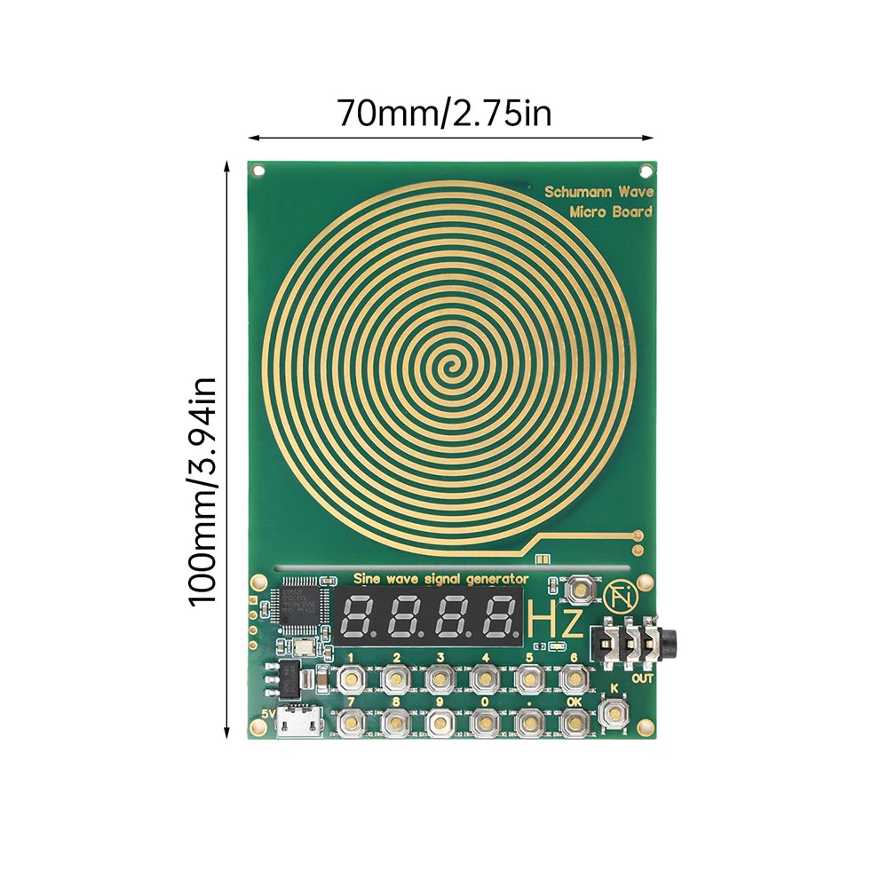 Adjustable Frequency Schumann Wave Generator (0.1Hz–100,000Hz)