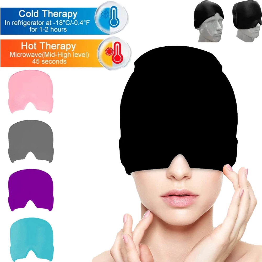 Gel Hot & Cold Therapy Headache & Migraine Relief Cap