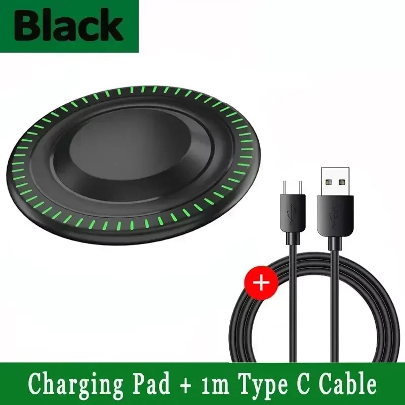 30W Fast Wireless Charger Pad – Slim, High-Power Charging